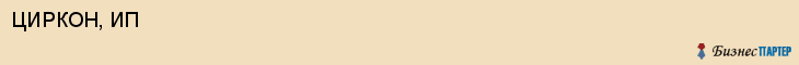 ЦИРКОН, ИП, Саратов