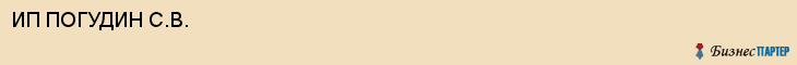 ИП ПОГУДИН С.В., Саратов
