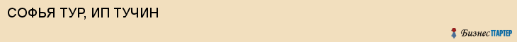 СОФЬЯ ТУР, ИП ТУЧИН, Саратов